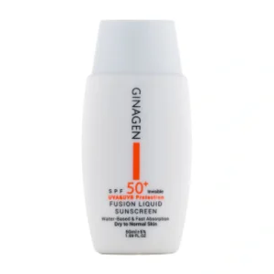 کرم ضد آفتاب بی رنگ ژیناژن مدل Fusion Liquid مناسب پوست خشک و نرمال 50 میلی لیتر